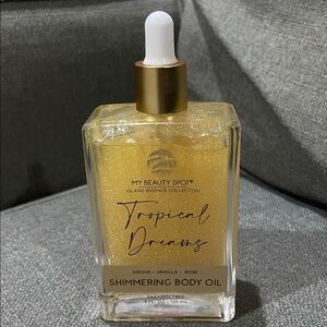 My Beauty Spot Tropical Dreams Orchid Vanilla & Rose Shimmering Body Oil - Gold